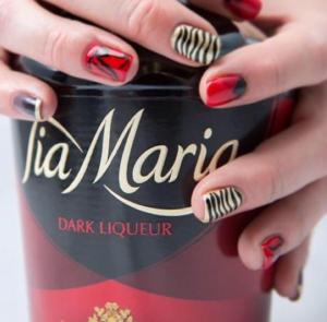 Tia Maria nail art