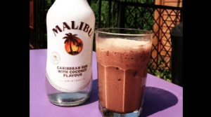 malibu chocolate milkshake