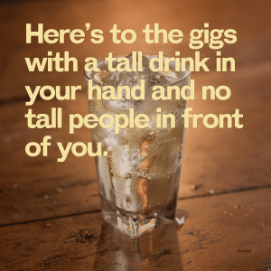 james see you at the front