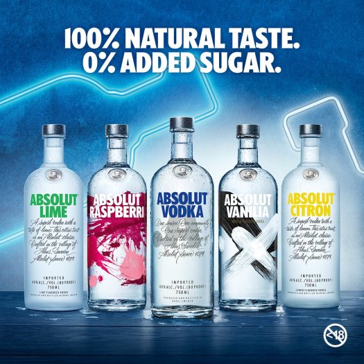 absolut natural taste