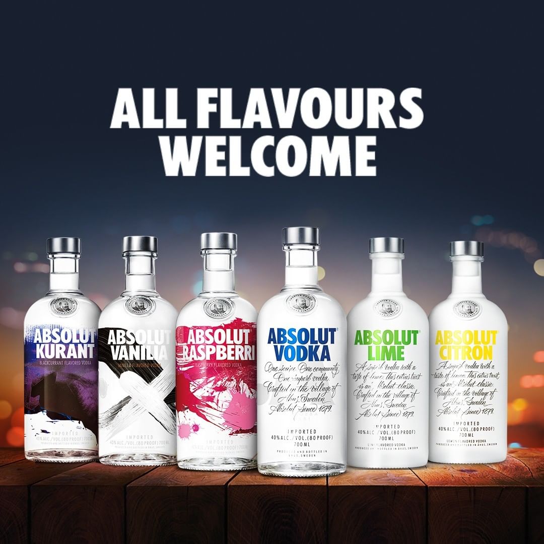 absolut flavours