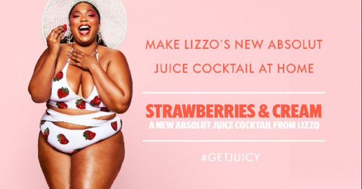 absolut lizzos strawberry &amp; cream