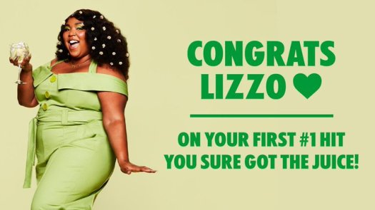 absolut congrats lizzo